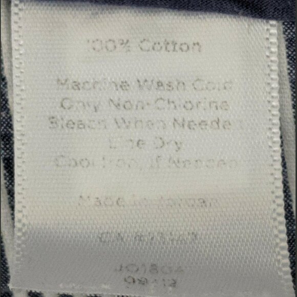 Talbots Capri Pants Seersuker Womens 4 Petite Blue White Striped Coastal Preppy - Picture 7 of 7